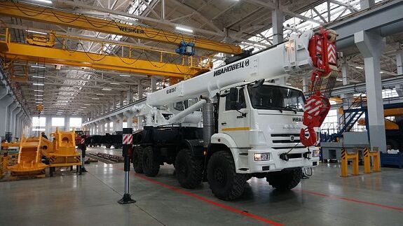 Автомобильный кран Ивановец КС-55735-7 КАМАЗ 63501 35 тонн