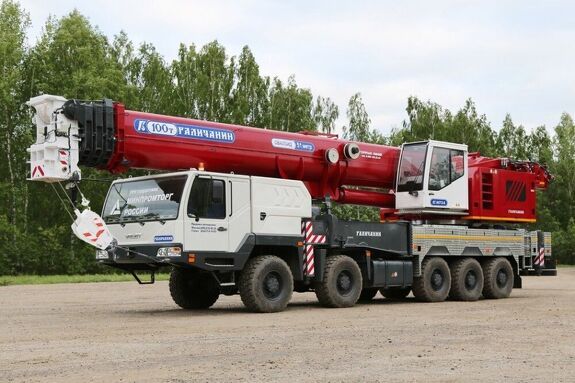 Автокран Галичанин КС-84713-6 100 тонн