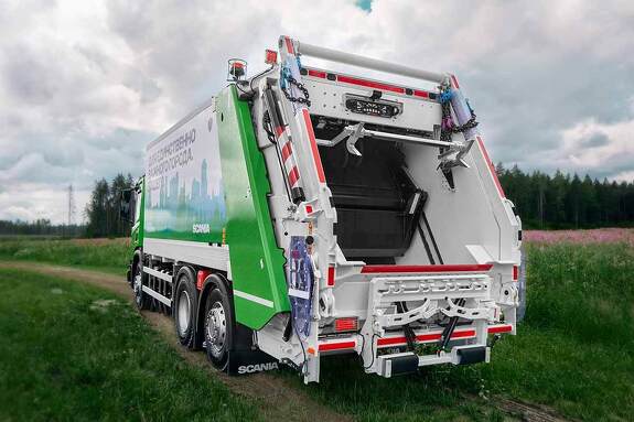Аренда мусоровоза Scania P340 B6X2*4NA CNG