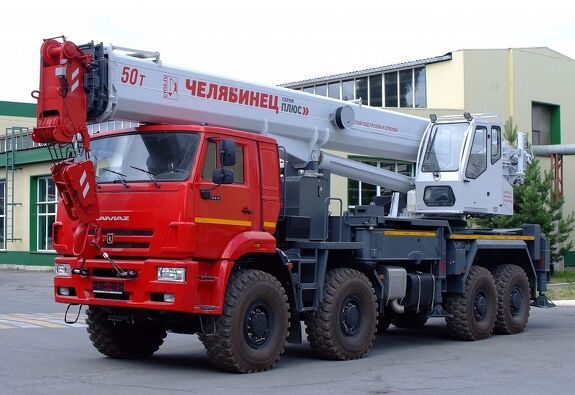 Автомобильный кран Челябинец КС-65717 УРАЛ-6560 50 тонн