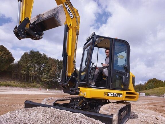 Аренда мини-экскаватора JCB 100C-2