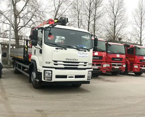 Аренда крано-манипуляторной установки INMAN IT 150 на базе ISUZU FORWARD