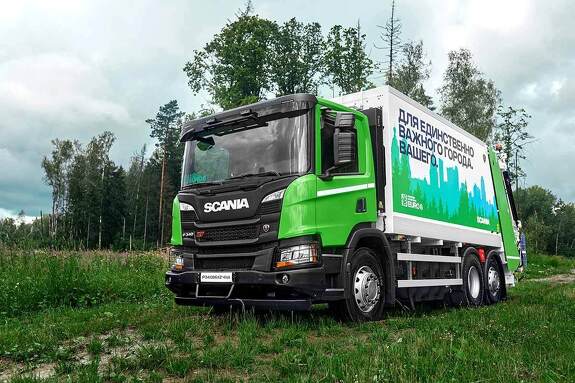 Аренда мусоровоза Scania P340 B6X2*4NA CNG