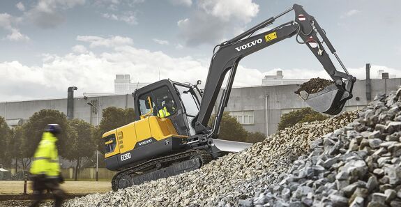 Аренда гусеничного экскаватора VOLVO EC55D