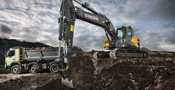 Аренда гусеничного экскаватора VOLVO EC220E