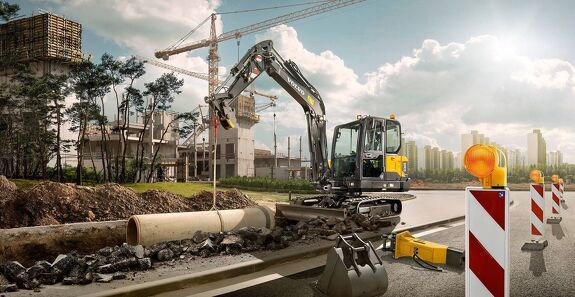 Аренда гусеничного экскаватора VOLVO EC60E