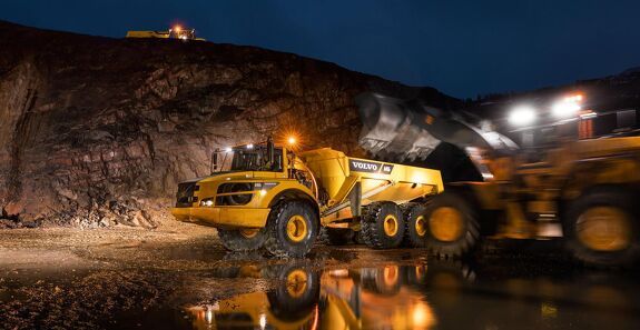 Аренда самосвала VOLVO A45G