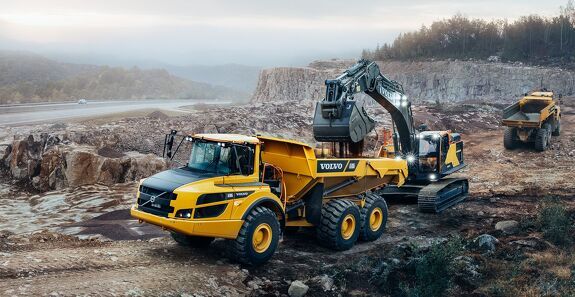 Аренда самосвала VOLVO A25G