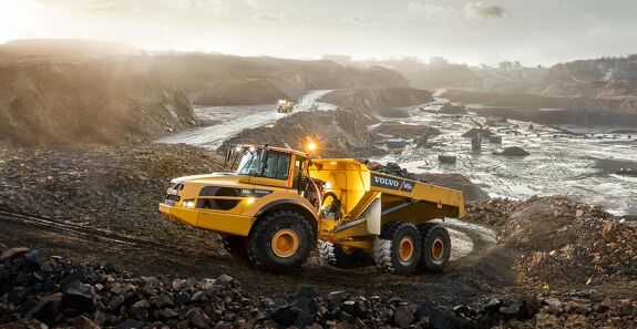 Аренда самосвала VOLVO A45GFS