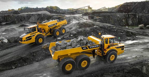 Аренда самосвала VOLVO A45GFS