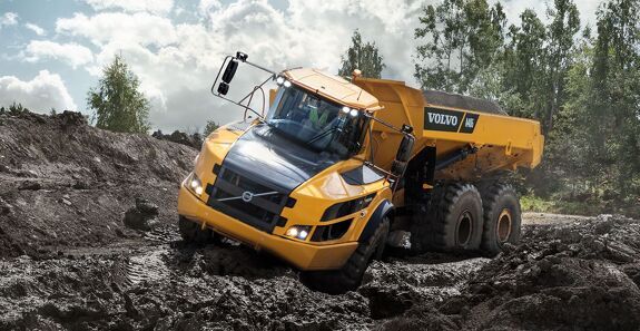 Аренда самосвала VOLVO A40G