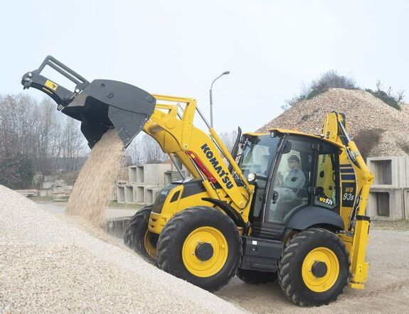 Аренда экскаватора погрузчика Komatsu WB93S-8