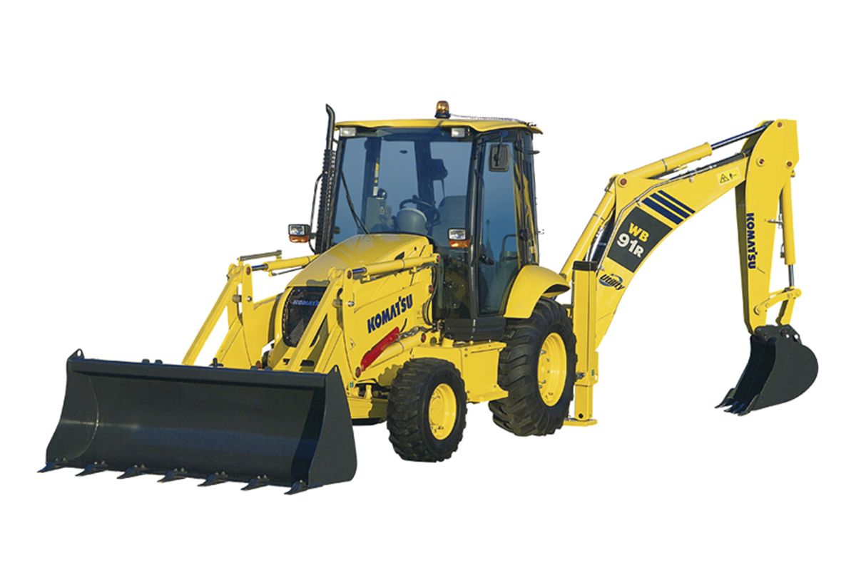 Экскаватор погрузчик Komatsu WB91R-5